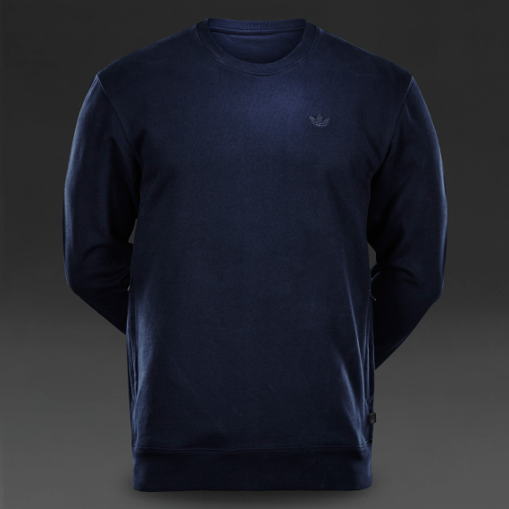 Adidas Originals Premium Essentials Crew Sweater Collegiate Navy for Men